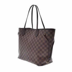 Louis Vuitton Brown Tote Bag Neverfull Damier Canvas